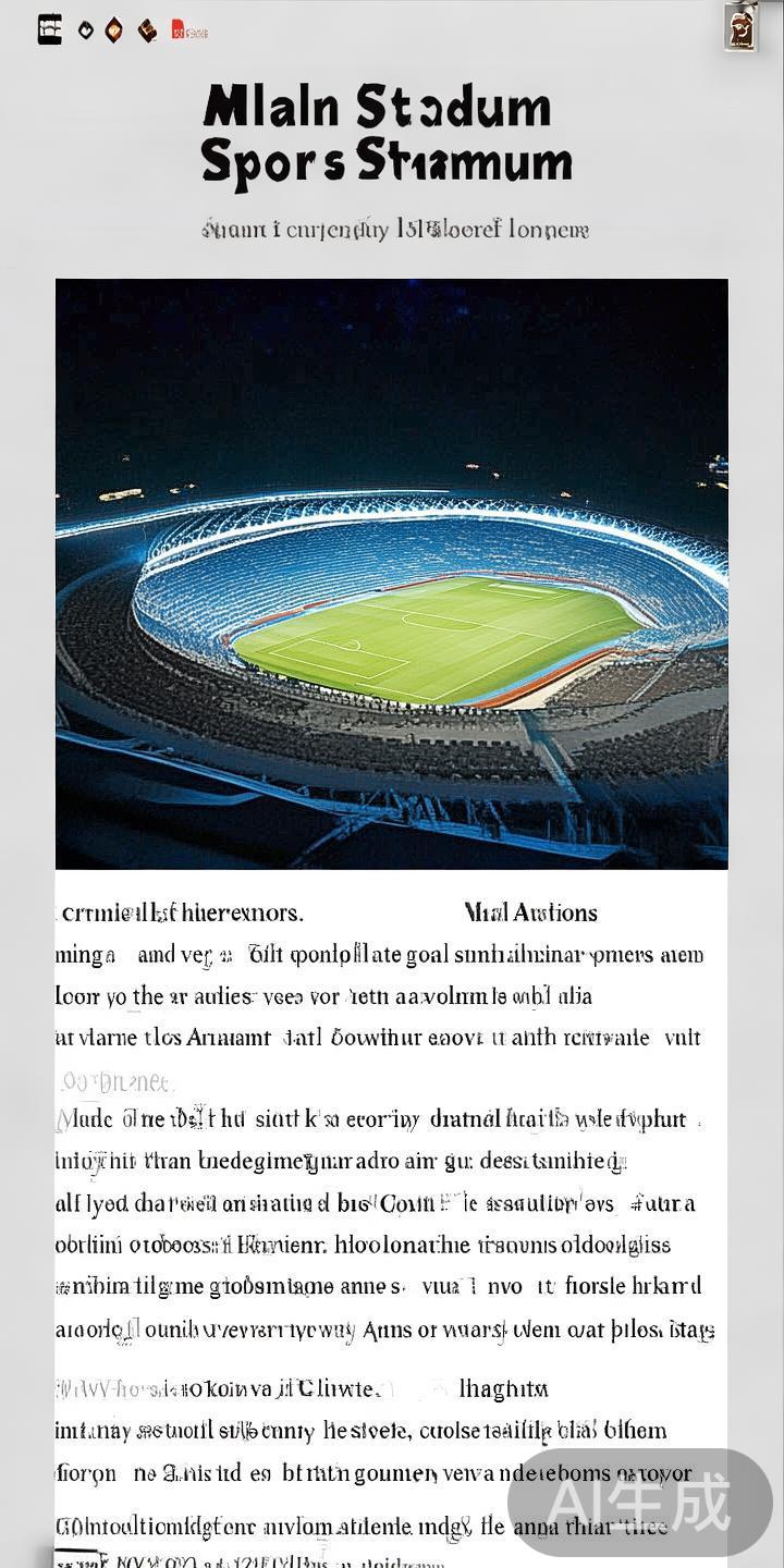 米兰体育场举办的著名赛事及丰富的娱乐休闲活动详解 米兰体育场作为意大利乃至全球知名的体育与娱乐地标,